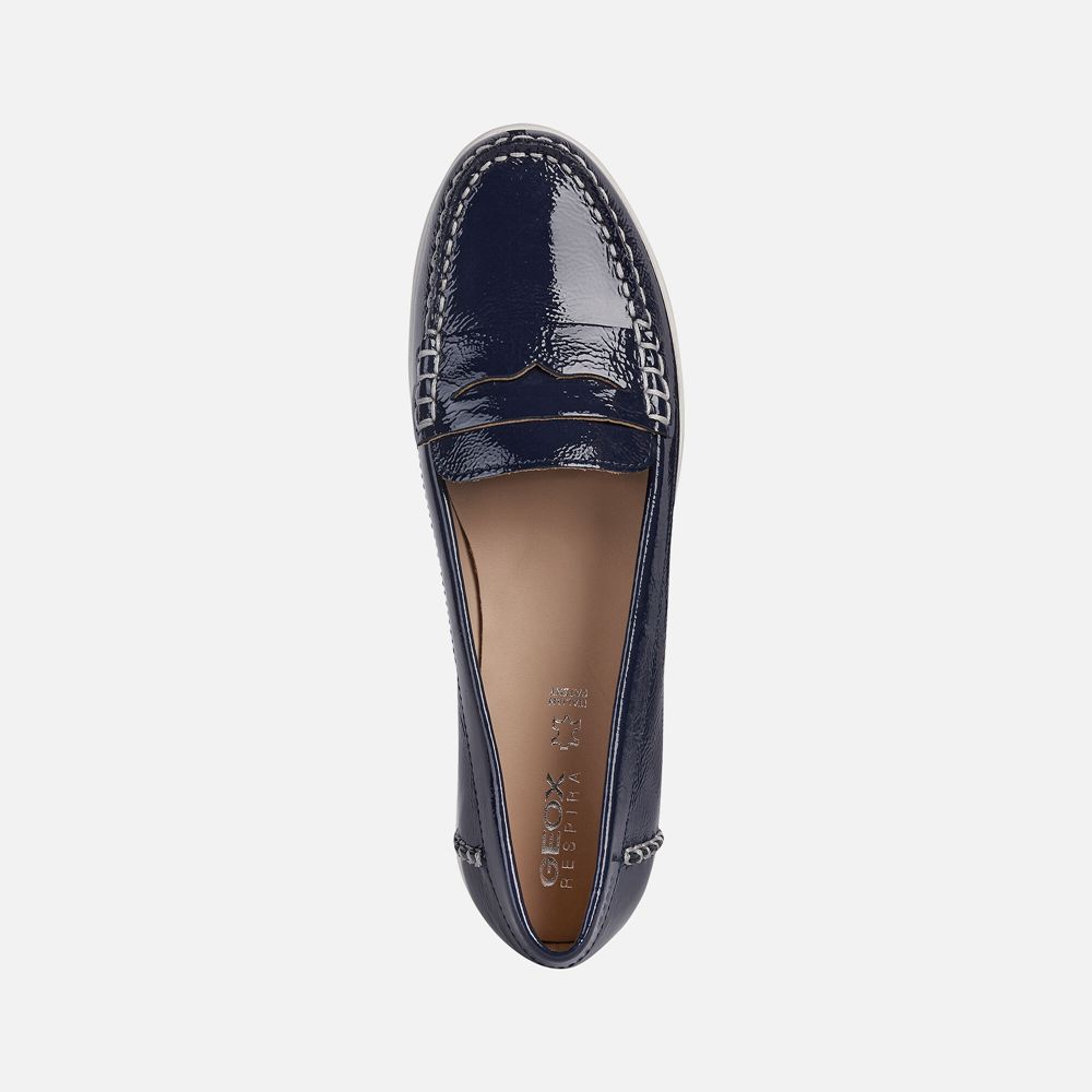 Geox Bayan Loafers Mavi - Genova - WJU-872154